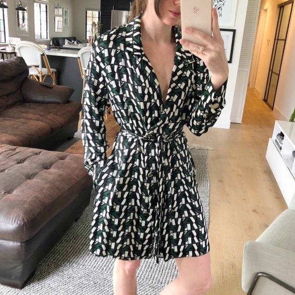 Zara NWT Satin Effect Logo Dress XL - Picture 8 of 12